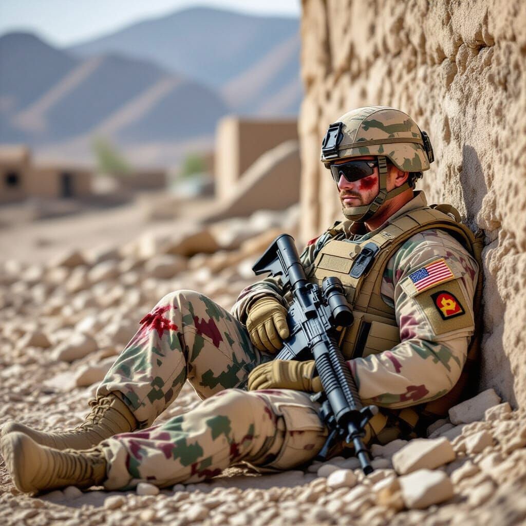 Enemy Soldier Rescues Wounded Comrade Left for Dead