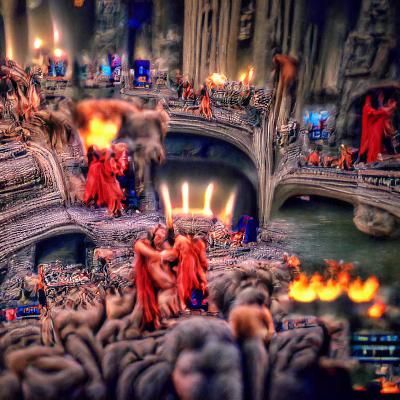 Infernal Landscape: A Vision of Hell