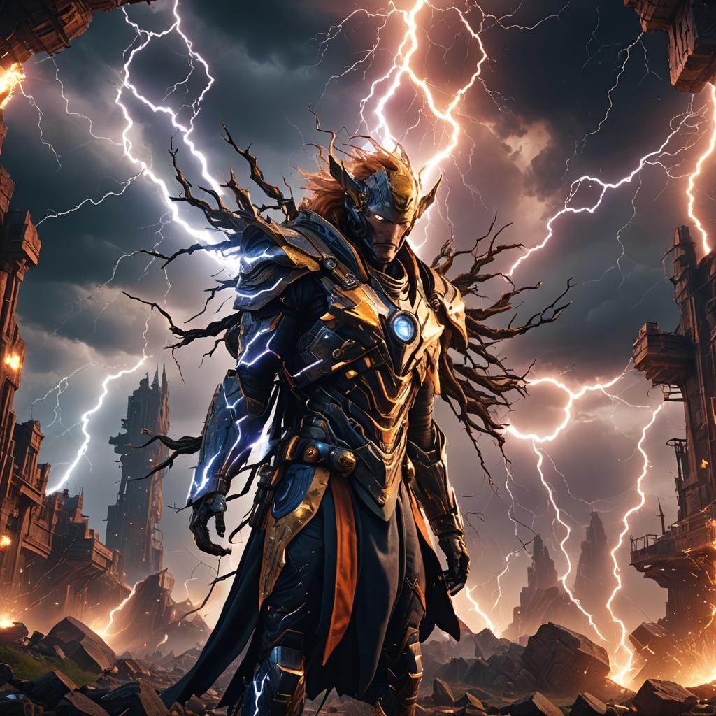 Fantastical Atomic Lightning in Deep Color