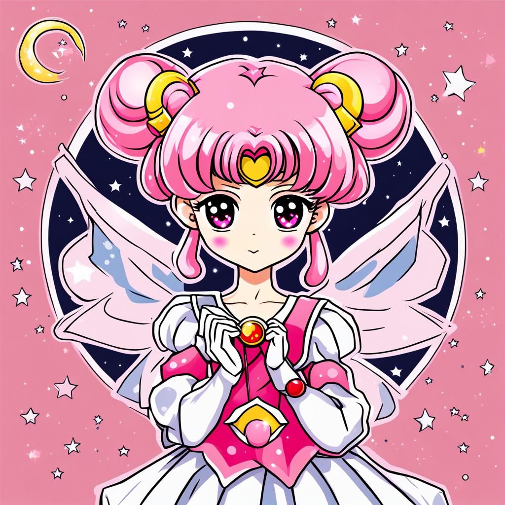 chibiusa tsukino manga style