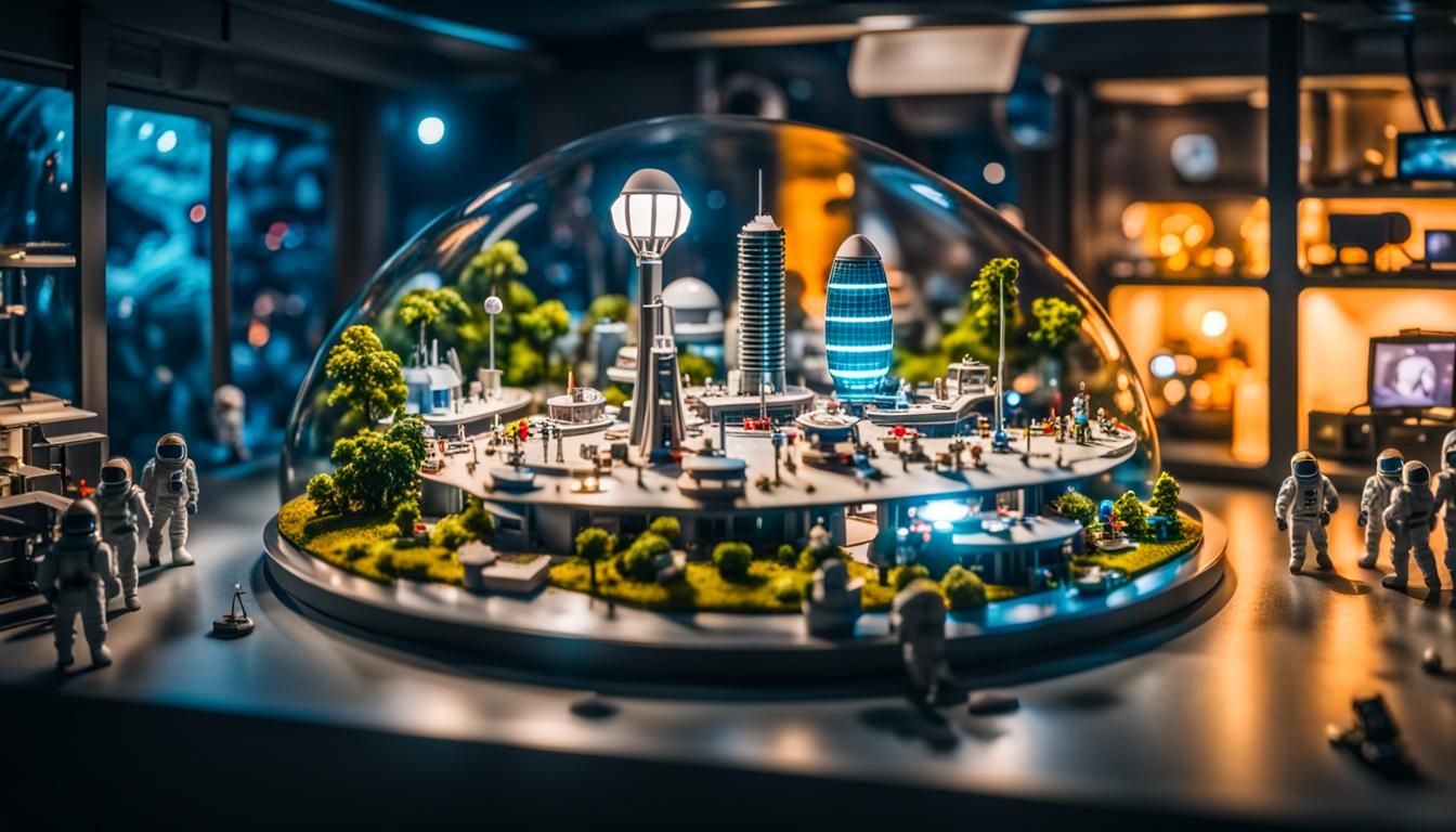 Space diorama