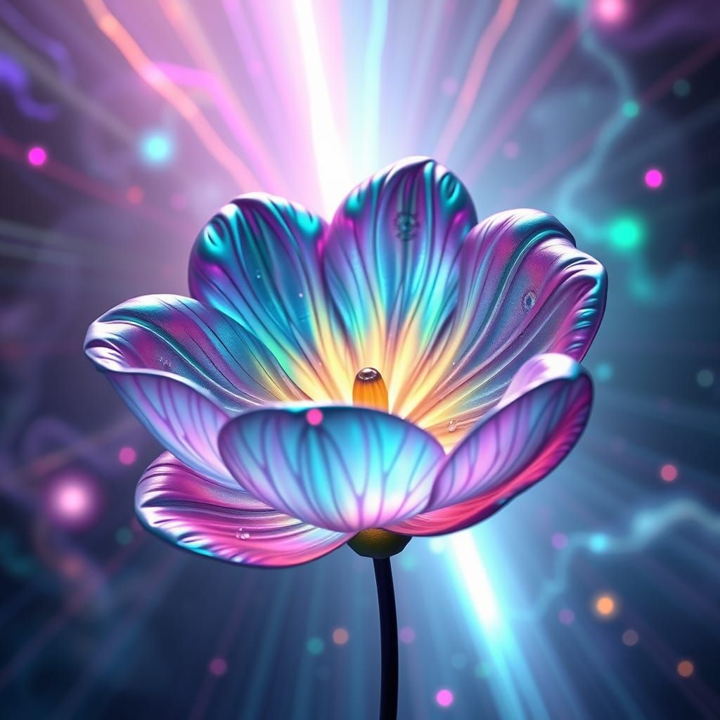 Mirage Peacock Blossom (Flora pavonis mirabilis) (Imaginary ...