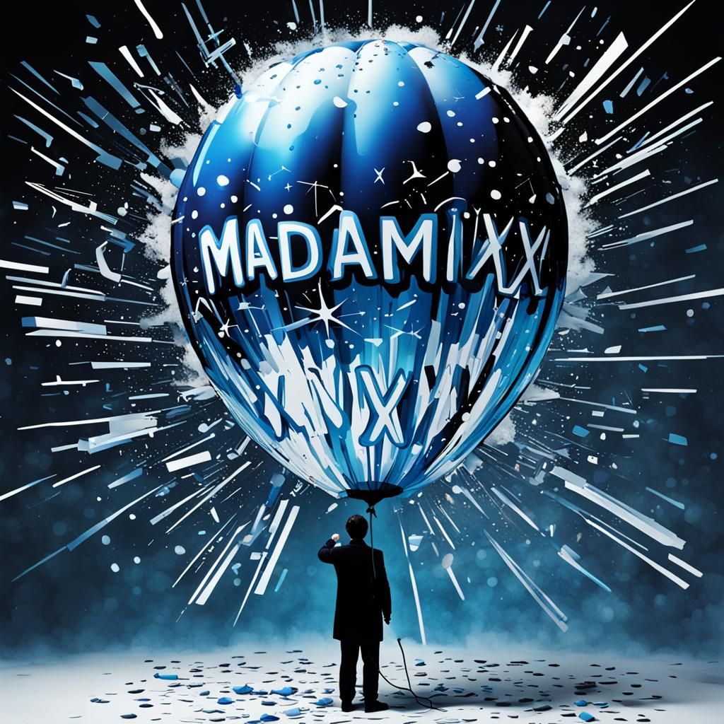 Title Bursts from Exploding Balloon