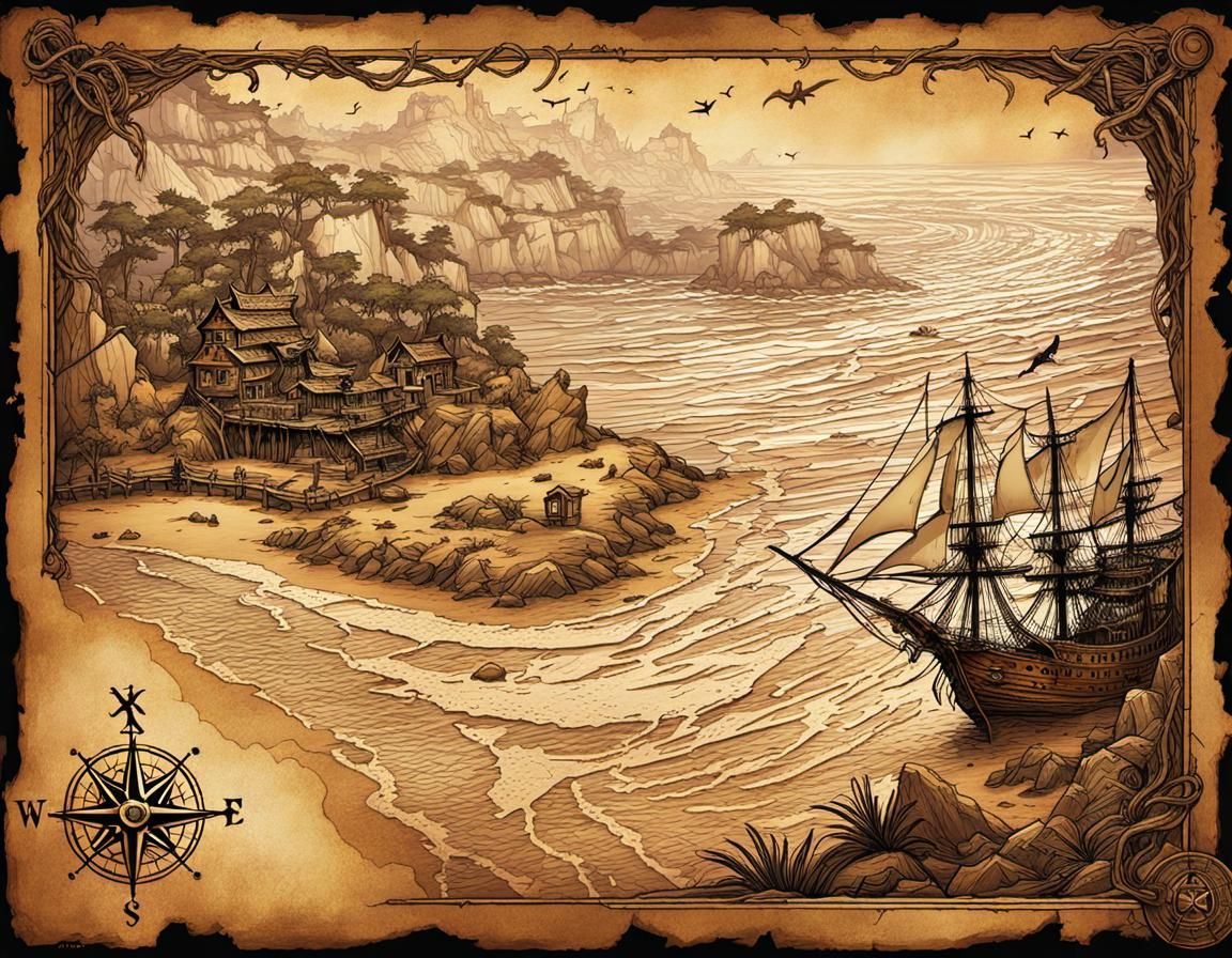 Pirate Treasure Map