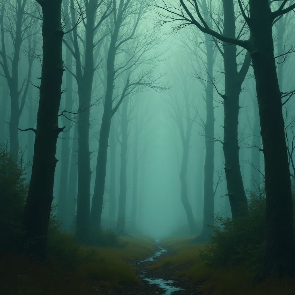 Ethereal Forest Sanctuary in Whispers of an Ancient Woodland