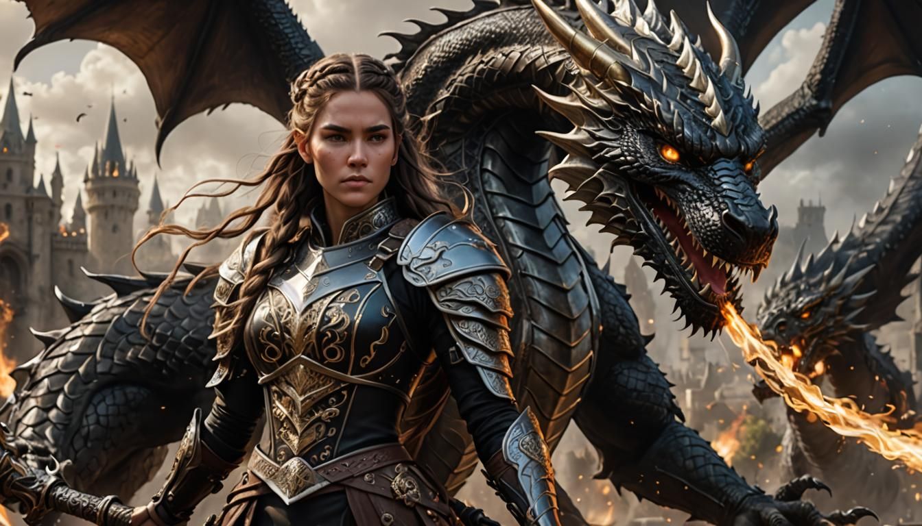 Violet Sorrengail with Tairneanach