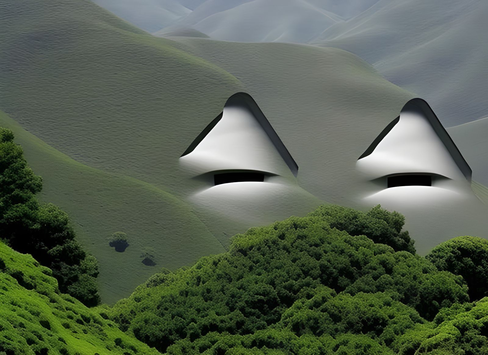 Magical Illusion: Hidden Faces in Nature