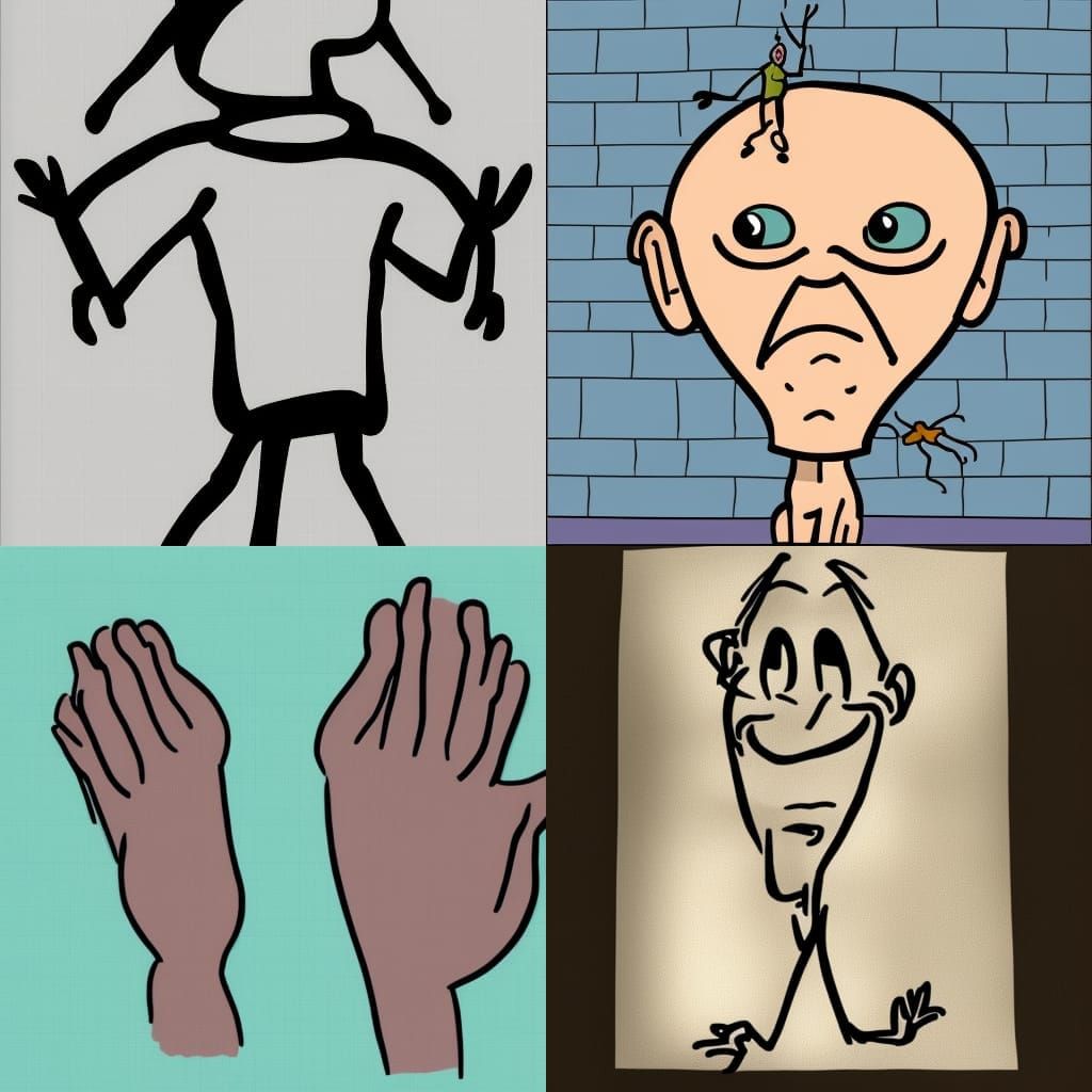 Unflattering AI Rendition of Mr. Bean