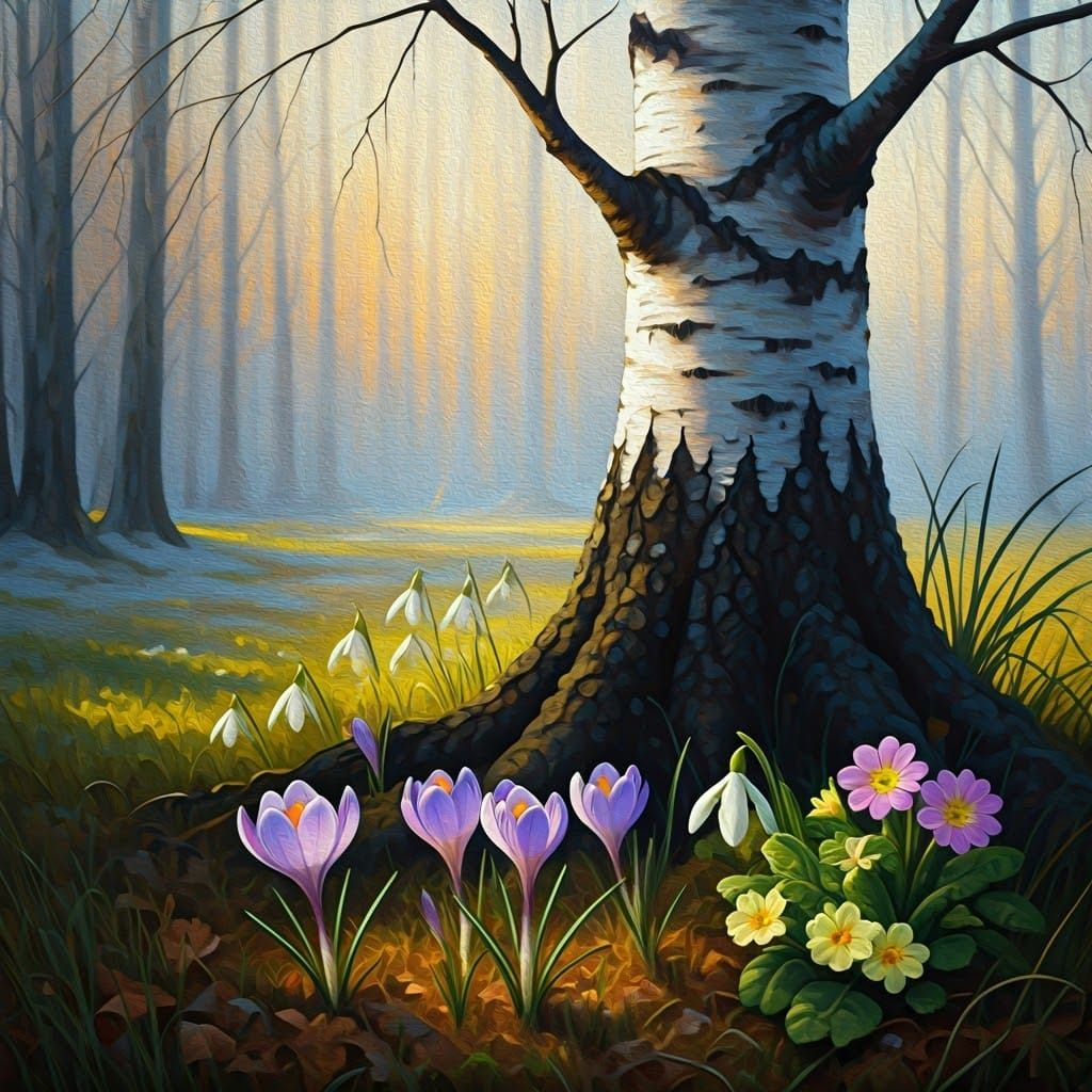 UNDER A SILVER BIRCH ...