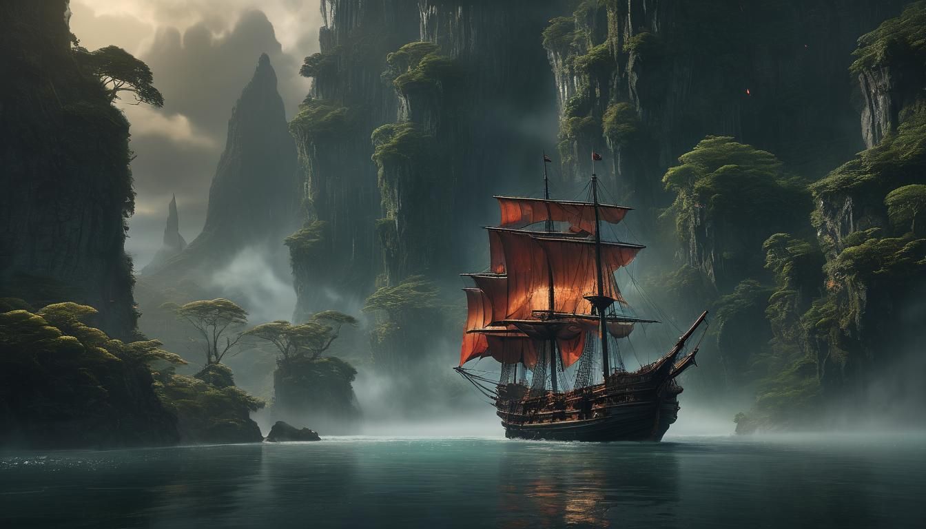 Mystical Ship Sails to Isle of Mangoria