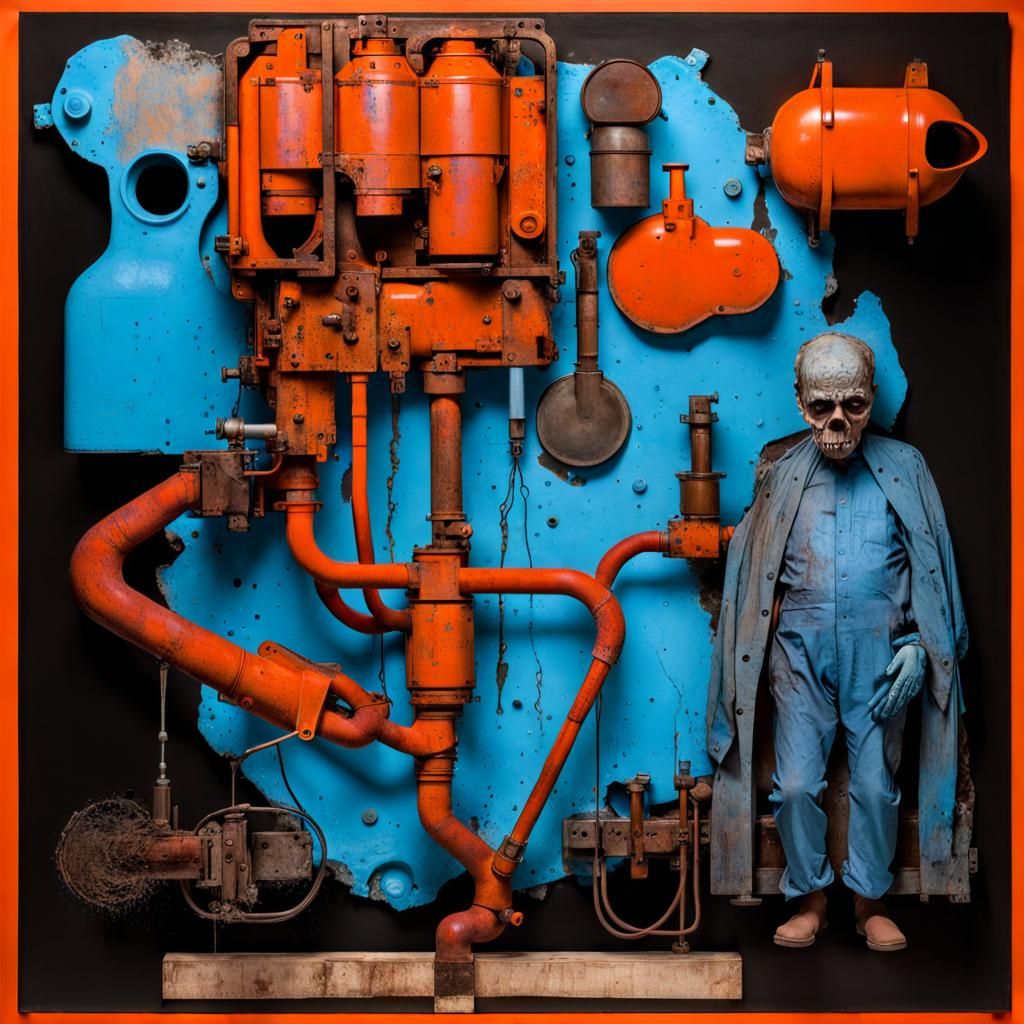 Surreal Genetic Backwash in Vintage Style