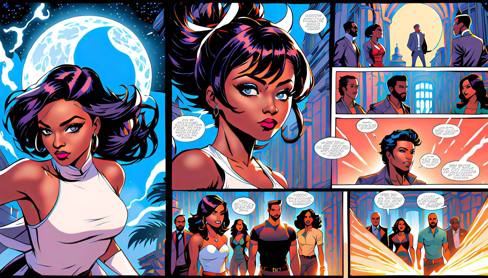 Comic Art: Student Enters Forbidden Institute Wing