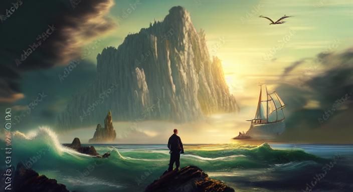 Epic Cinematic Seascape View