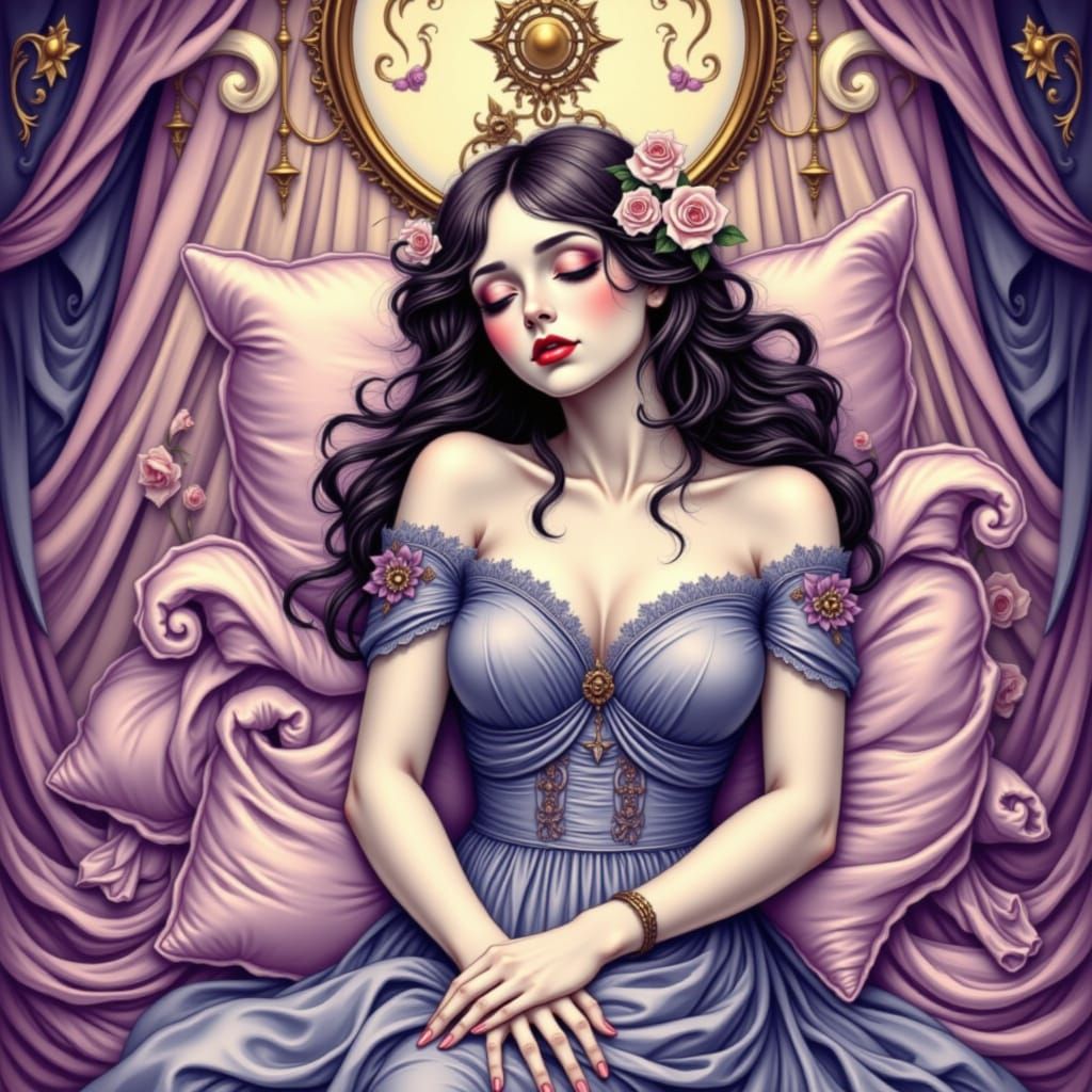 Dreamy Valentine's Serenity in Soft, Golden Light