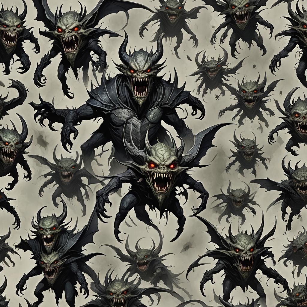 Fiends from Lower Planes Manifestations of Evil