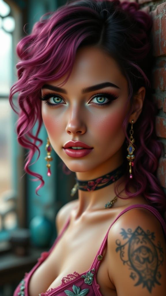 Todd McFarlane Inspired Pin-Up Art with Greek Beauty Element...