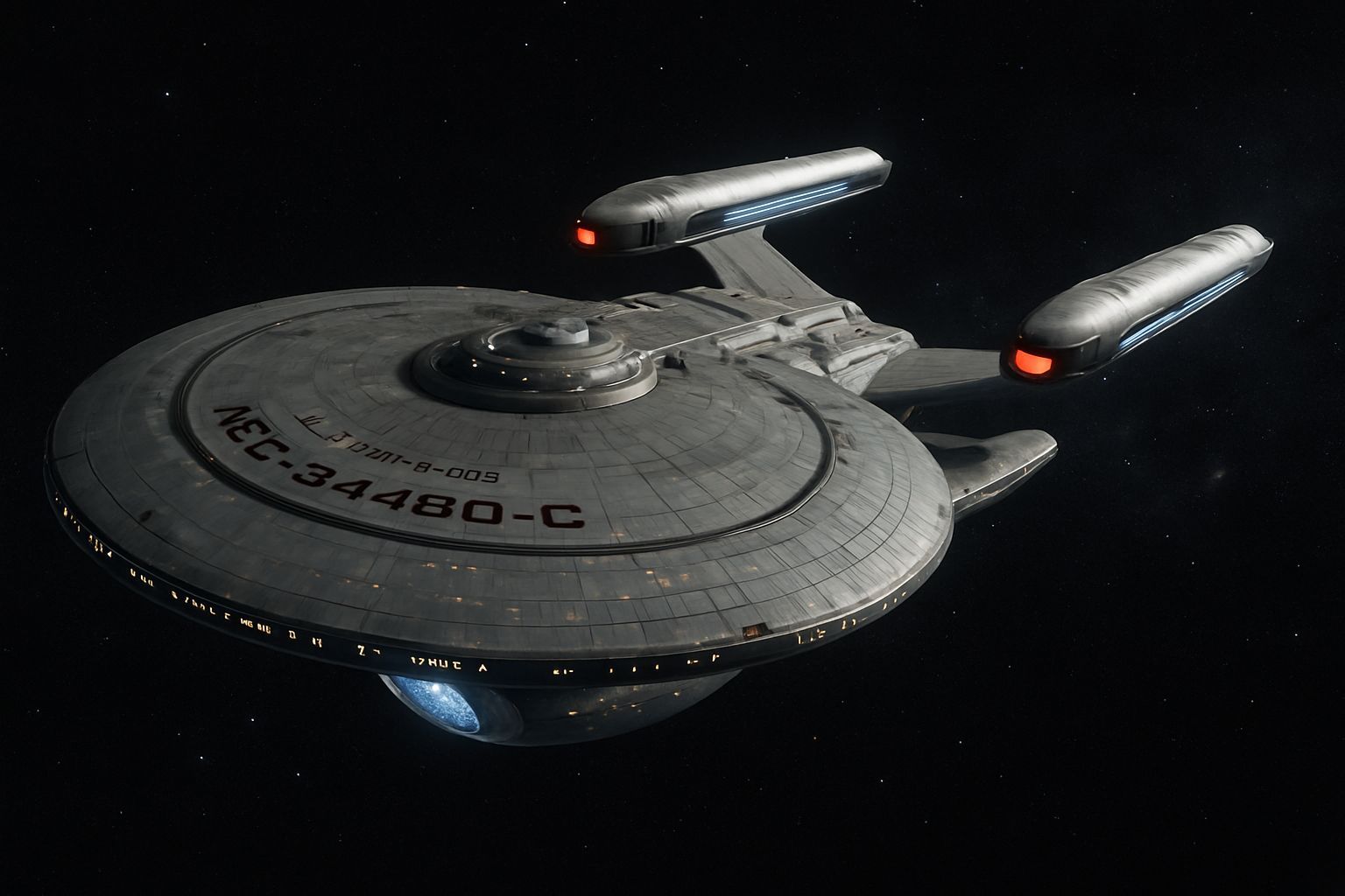 Realistic Galaxy Class Starship USS Highlander NCC-34480-C