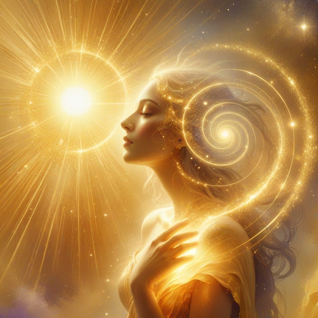 Ethereal Being in Cosmic Landscape