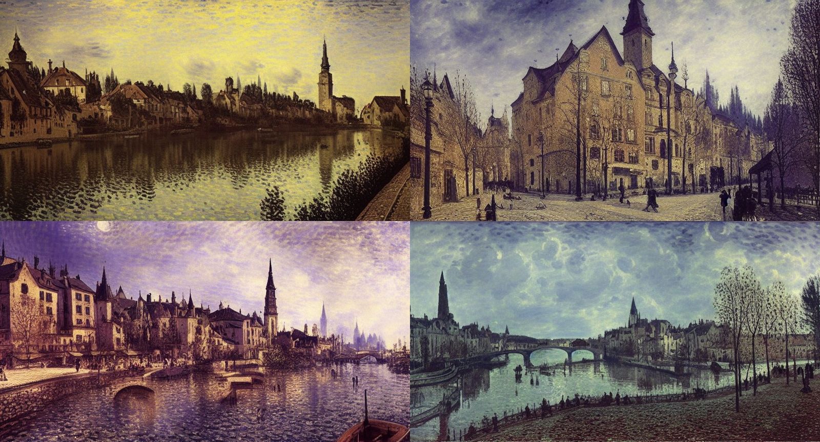 Epic Impressionist Landscape, Detailed Digital Painting