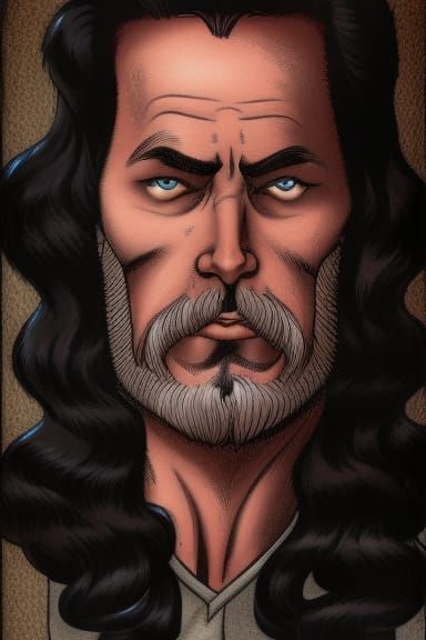 Viking Warrior in Fantasy Art Style