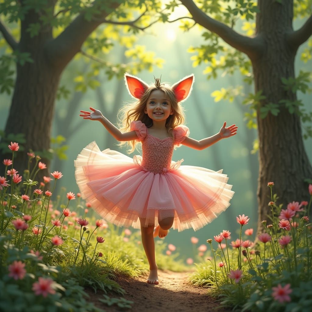 Hobbit Dancing in Tutu: Dreamlike Realism