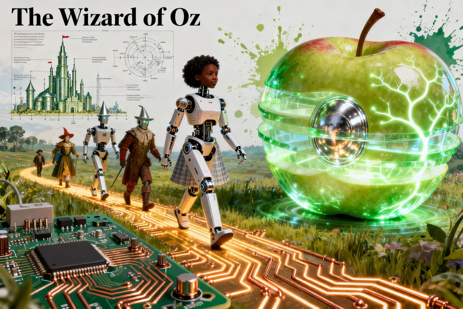 Wizard of Oz Reimagined: Robotic Heroes on Circuit Board Roa...