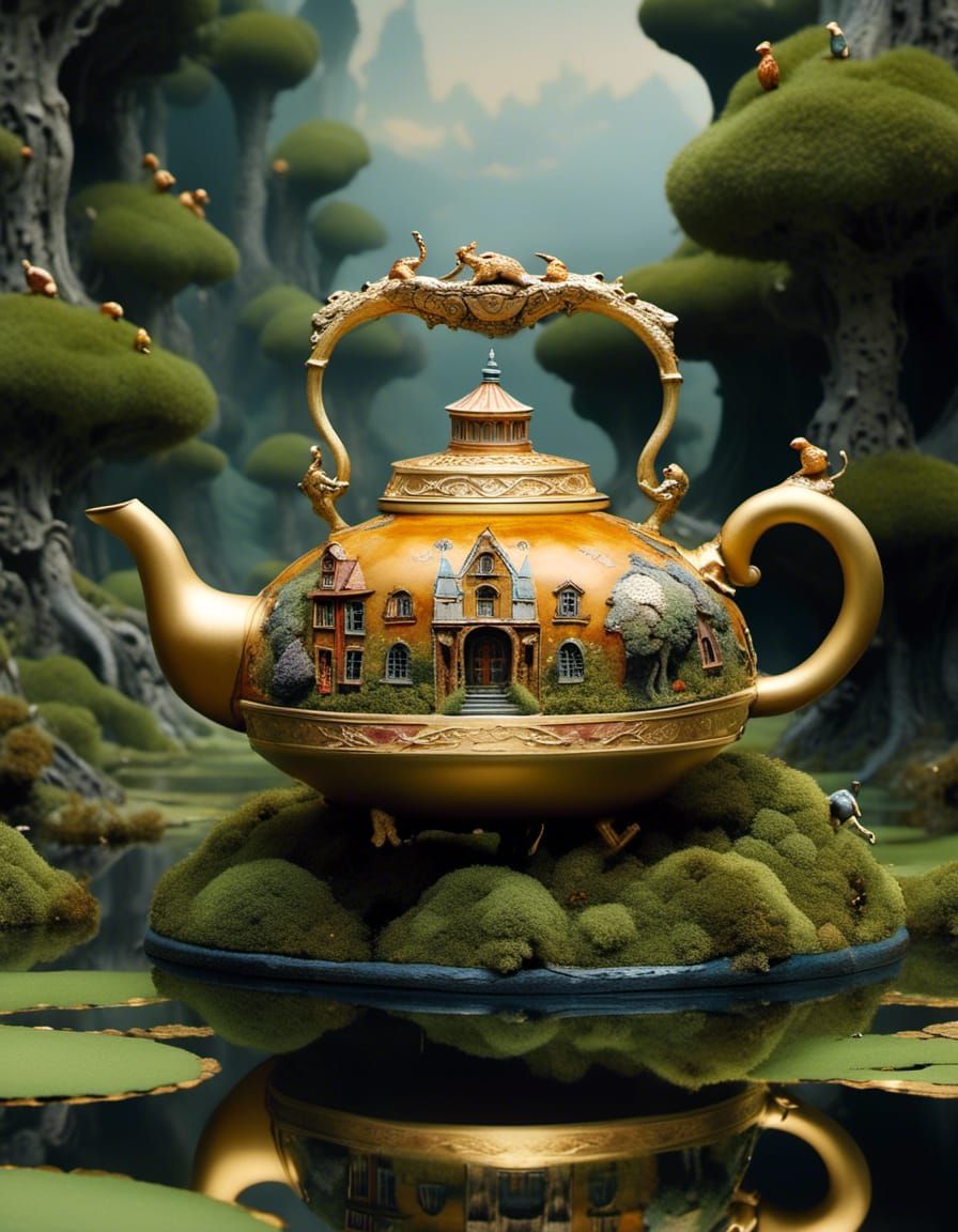 IN THE GLADE WAS THE TEAPOT PORTAL TO BRING THEM HOME