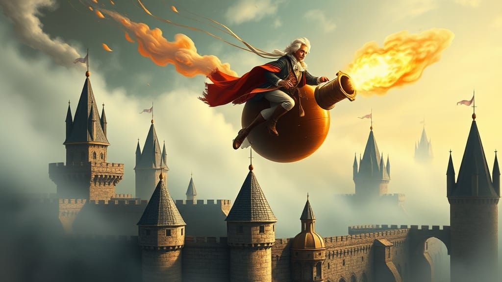 Ethereal Baron Von Munchausen Soars on Cannonball