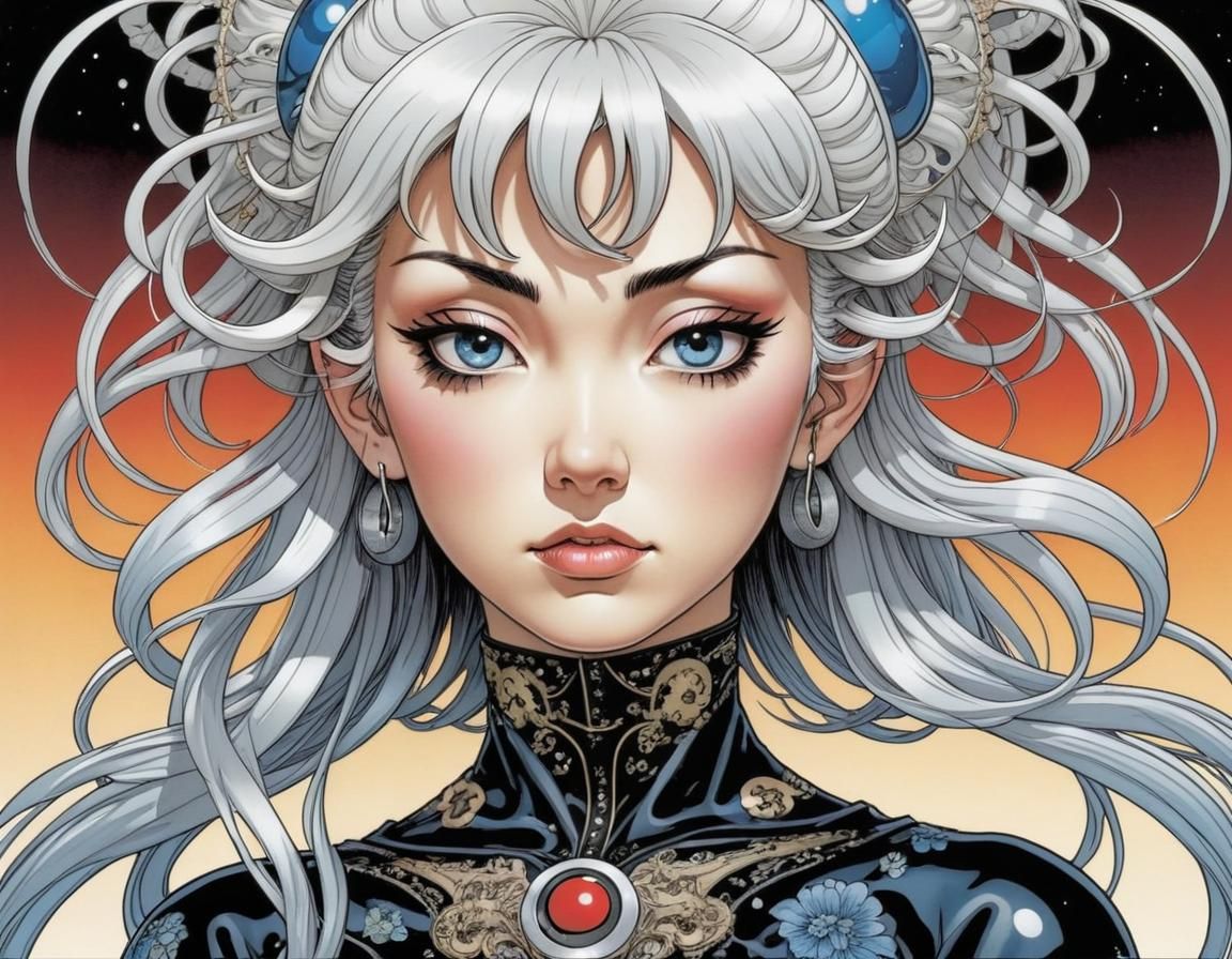 Elegant Anime Fusion Inspired by Manga Masters