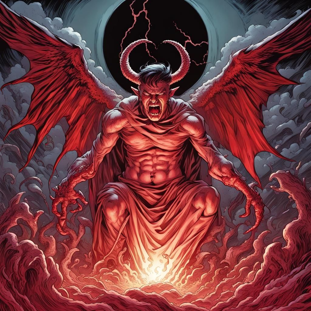 Newborn Satan: Comic Book Art by Brooks & Mumford