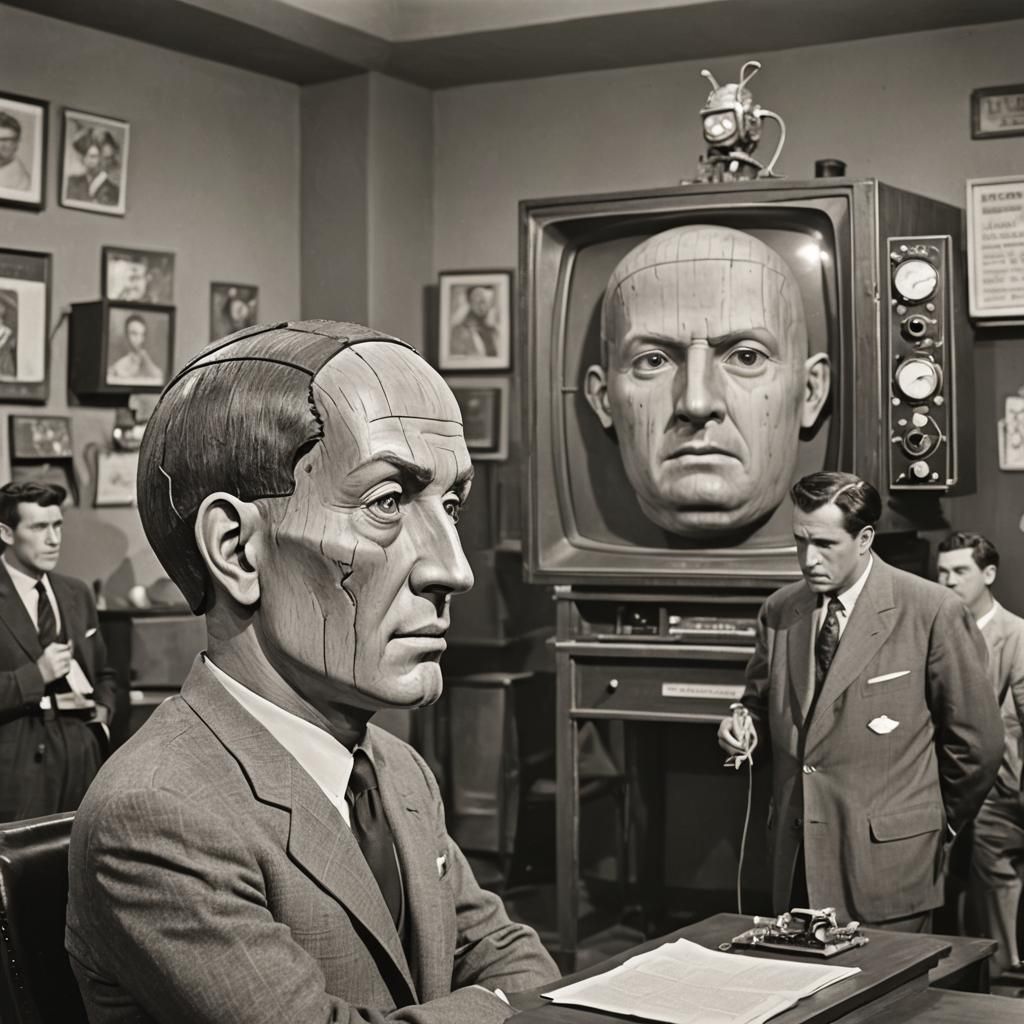 Lobotomy Patient Watches Quiz Show on TV