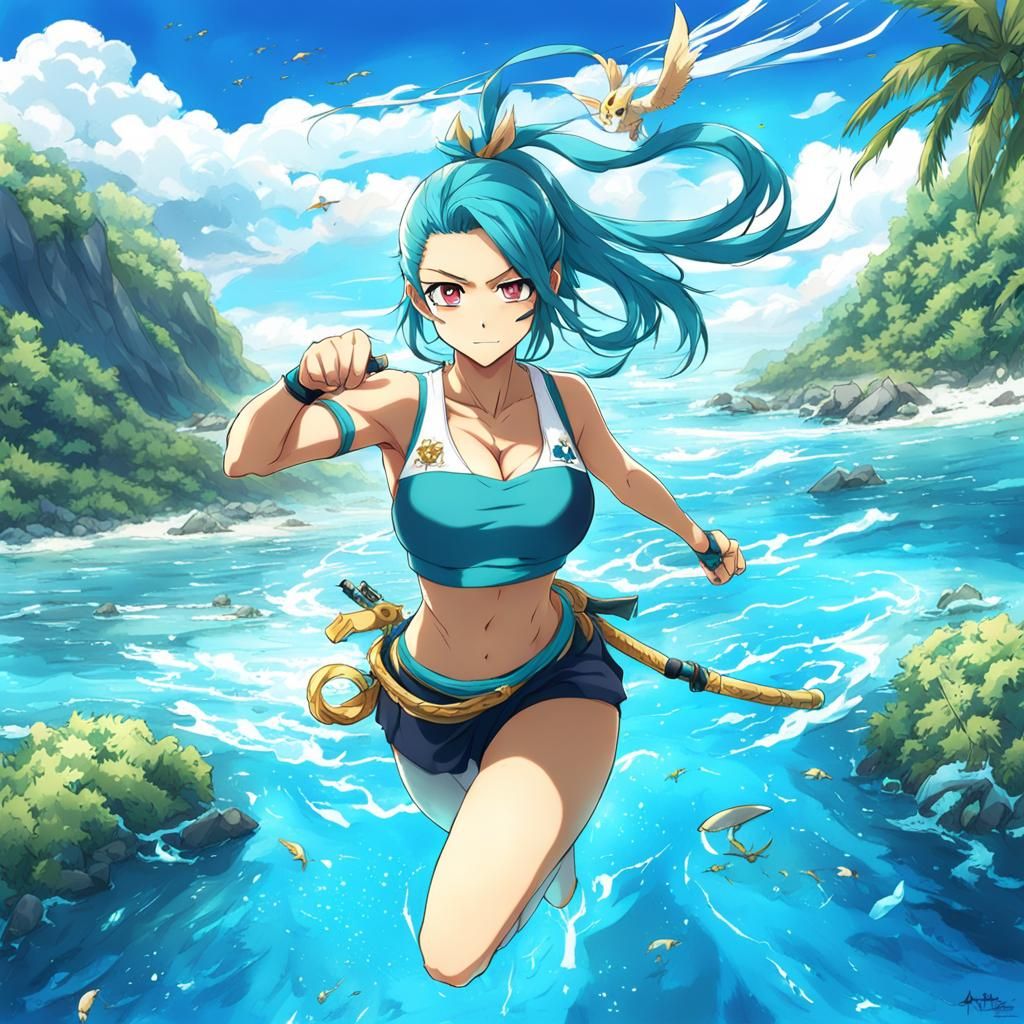 Tuvalu Personified: An Anime Style Rendition