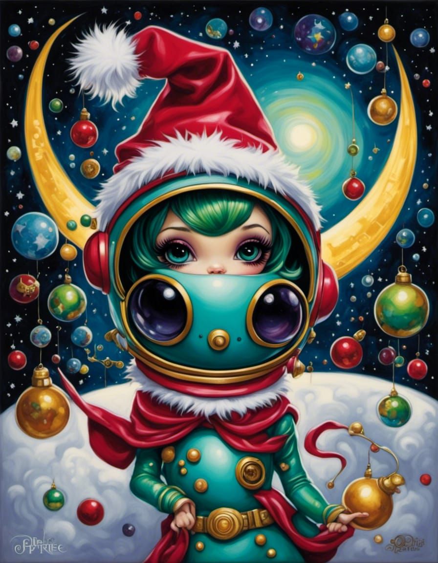 Christmas in Space with Doe Eye Aesthetic