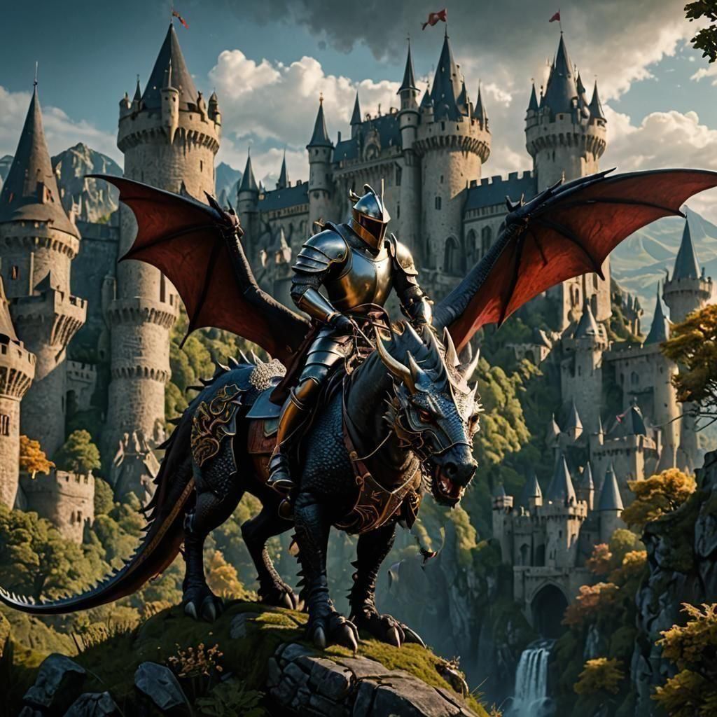 Medieval Knight in Hidden Sanctuary