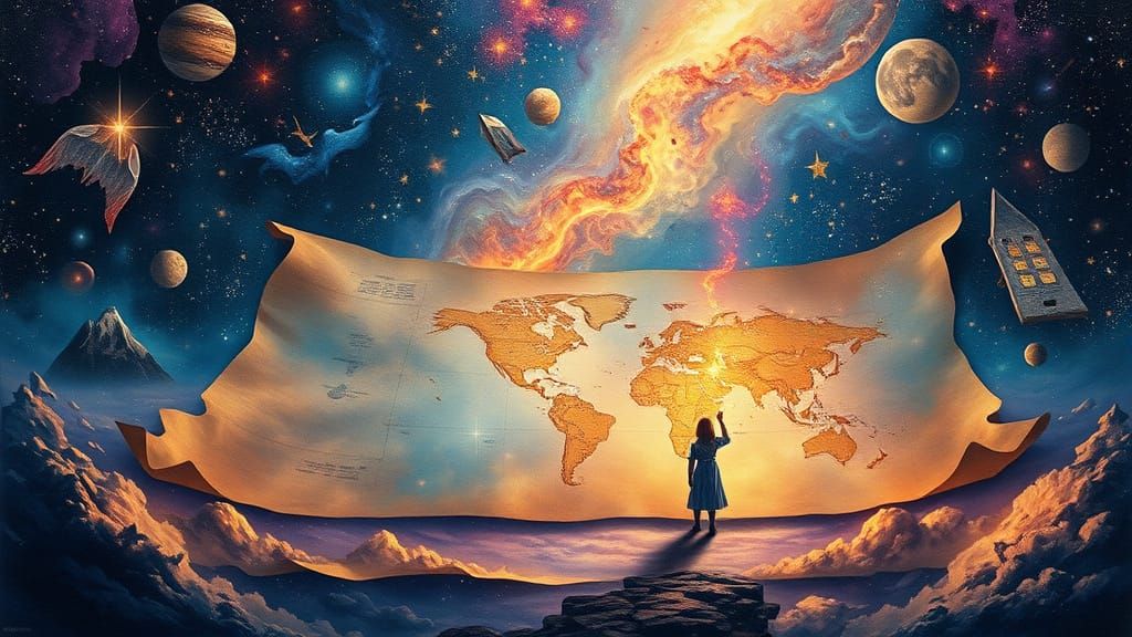 Celestial Artist Paints Dream Maps Among Stars