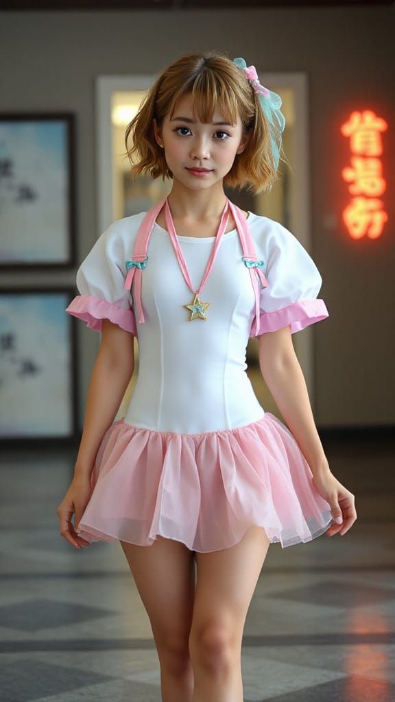 Shirai Hinako as Reflector in Ballerina Outfit