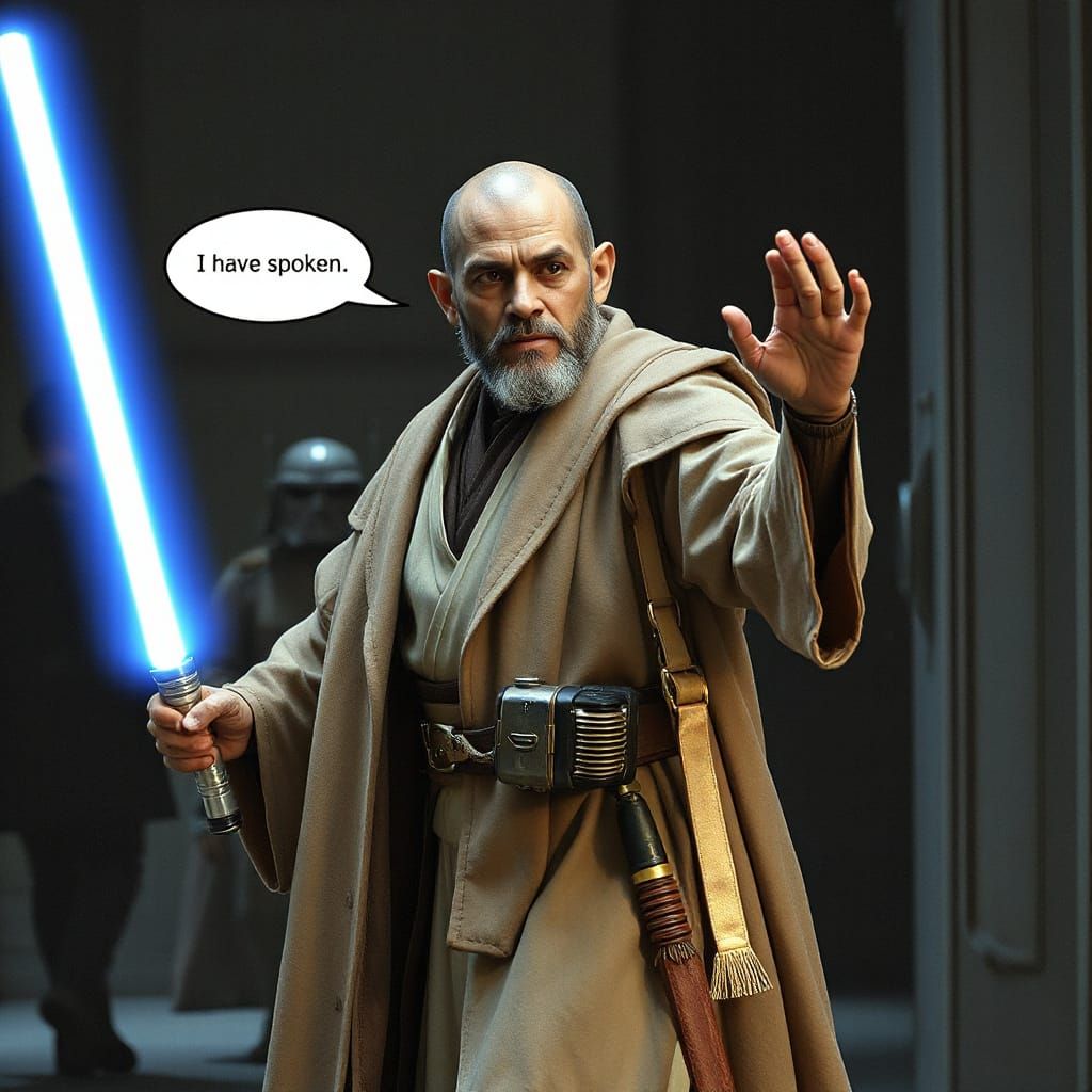 Jedi Master Departs with a Final Word