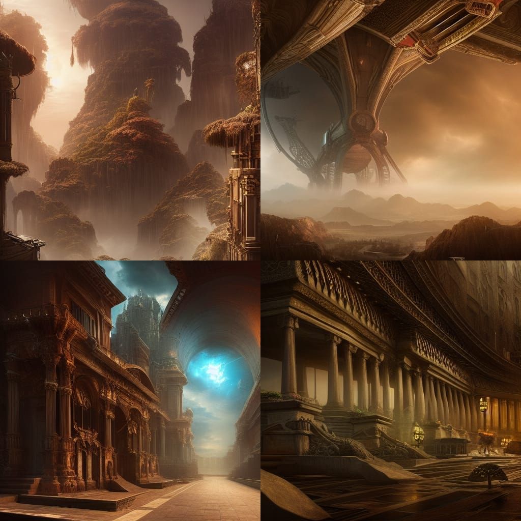 Epic Cinematic Digital Matte Painting