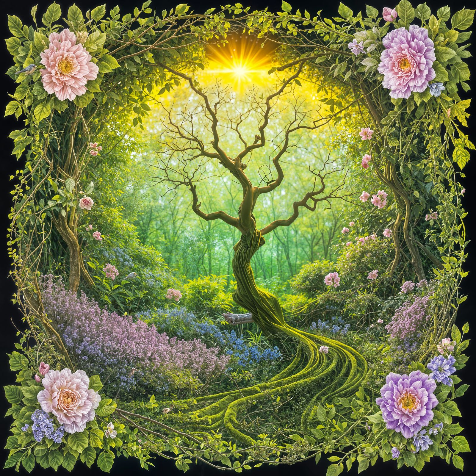 Mystical Flower in Full Bloom