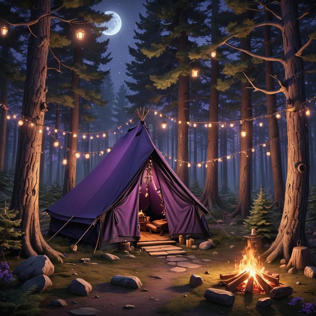 Camping with Witch V! | Fantasy, Dark, Gothic, Magic, Witchy...