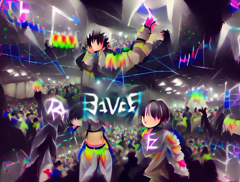 Energetic Party Scene