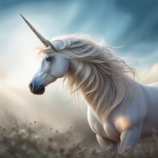 Realistic Unicorn Concept Art in Octane Render