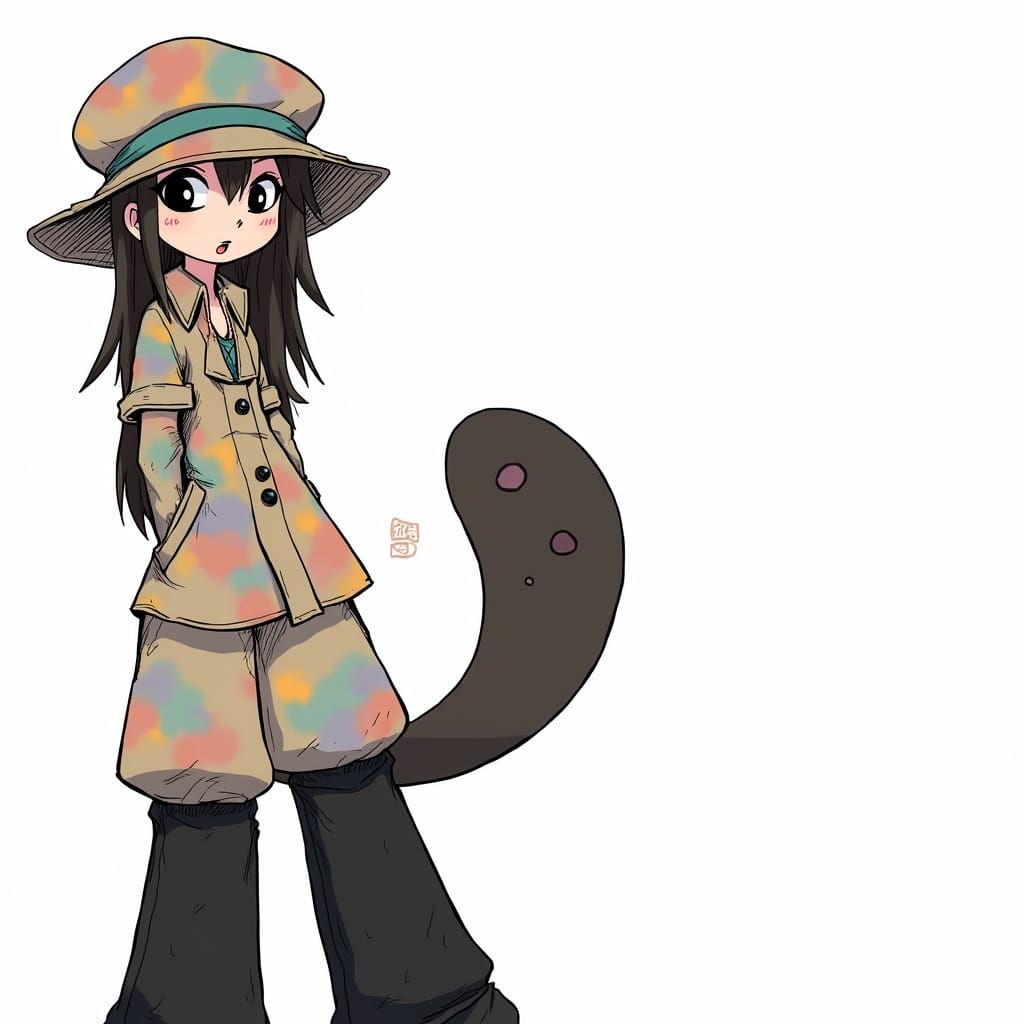 Vibrant Cartoon Character in a Playful New Art Style