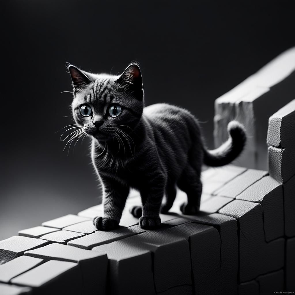 Gatico negro perdido