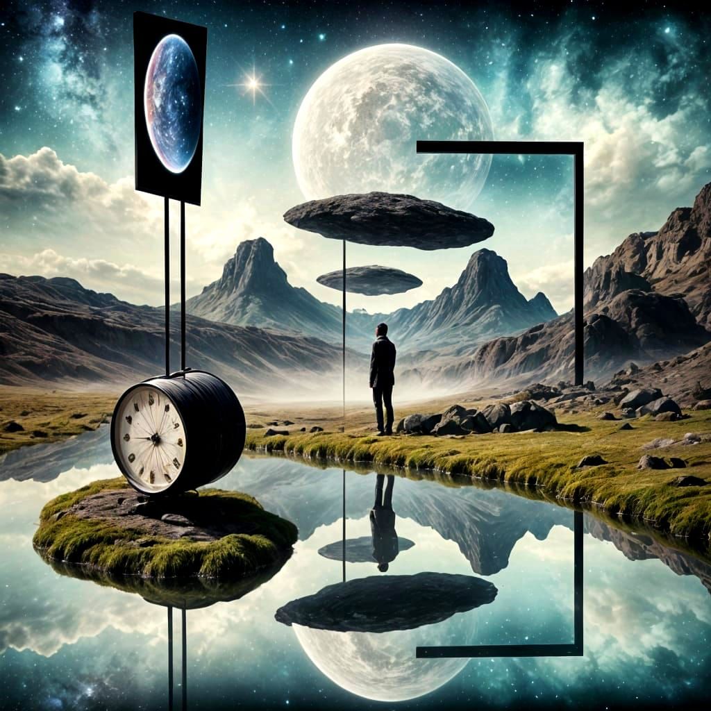 Surreal Waterfall Flows From Distant Galaxy