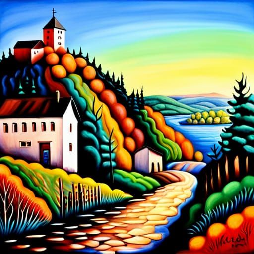 Quebecois Culture: A Painter's Artistic Interpretation
