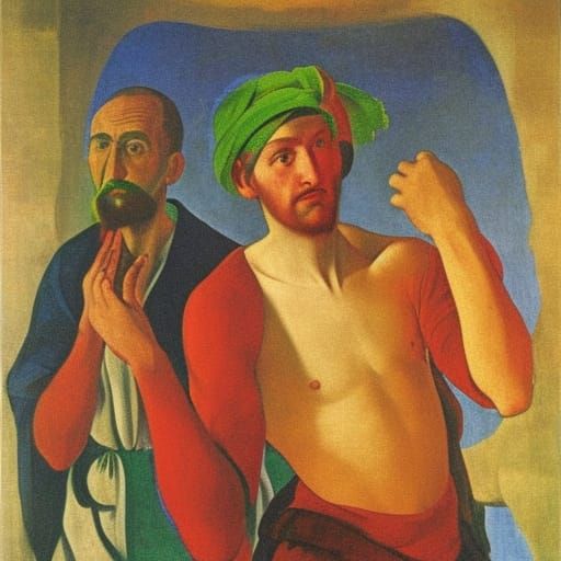 Emotional Portrait: Peace Transformed to Despair