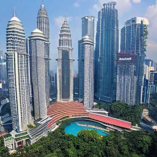 Kuala Lumpur Skyline AI Generated Image