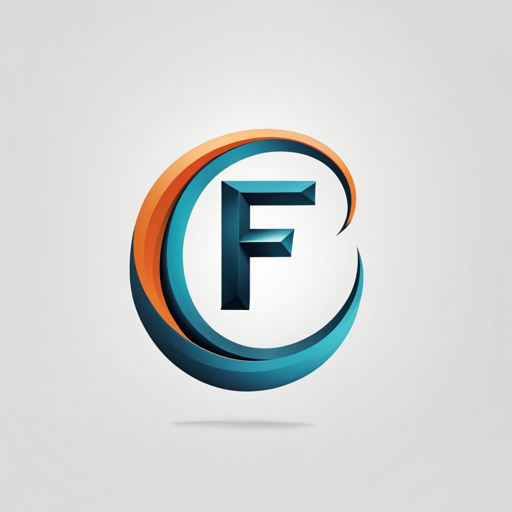 Simple Letter F Logo Design