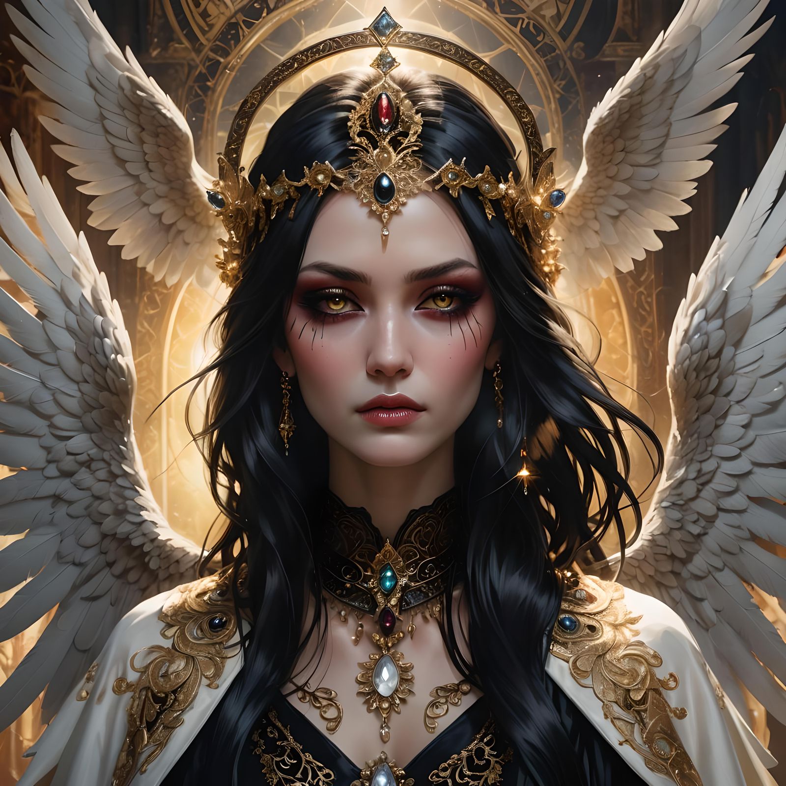 Seraphina Noctis, secret leader of Heaven's revolution